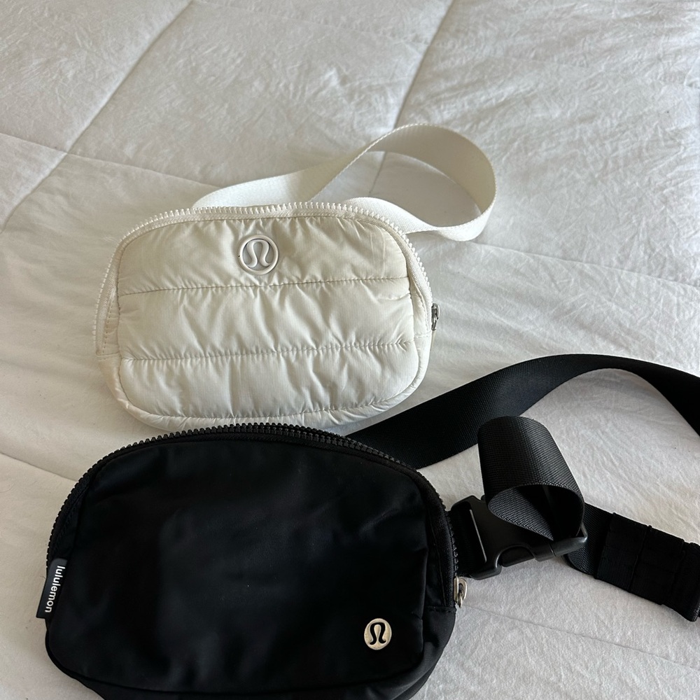 Lululemon Black and White Crossbody Bags